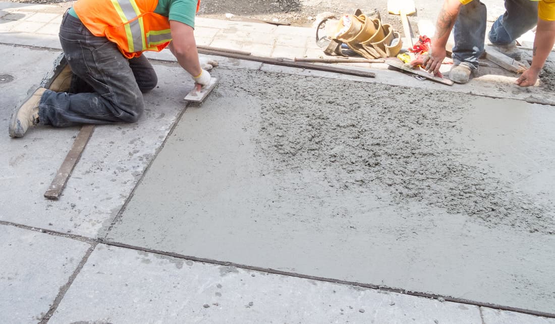 Concrete countertops are tough and solid